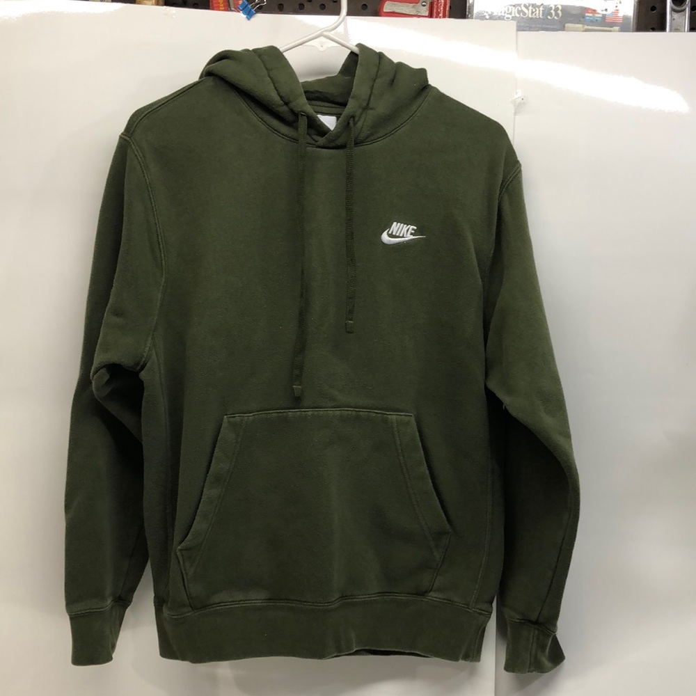 Nike Hoodie: Small Olive